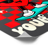 Mr Steal Your Heart For Boys Toddlers Valentine's  Poster (Ecke)