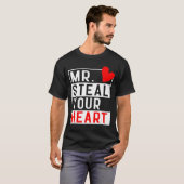 Mr Steal Your Heart For Boys Toddlers Valentine's T-Shirt (Vorne ganz)