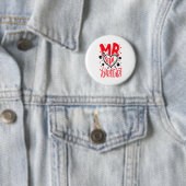 Mr Steal Your Heart Valentines Day Matching Coupl Button (Beispiel)