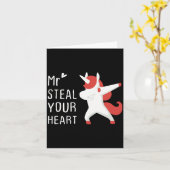 Mr Steal Your Heart Valentines Day V Day Boys Unic Karte (Gelbe Blume)