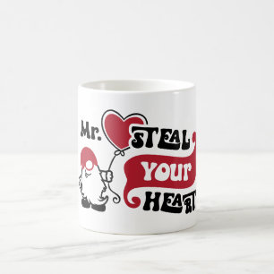 Mr. Steal Your Heart - Valentinstag Kaffeetasse