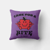 Mr. Strong care for a Bite Halloween Kissen (Rückseite)