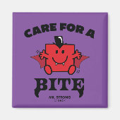 Mr. Strong care for a Bite Halloween Magnet (Vorne)