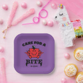 Mr. Strong care for a Bite Halloween Pappteller (Party)
