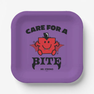 Mr. Strong care for a Bite Halloween Pappteller