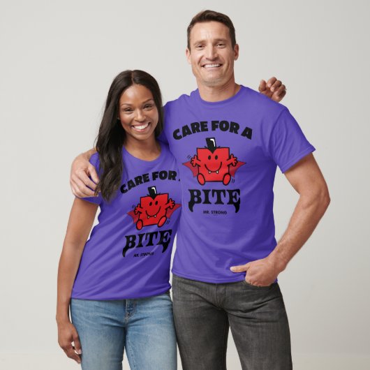 Mr. Strong care for a Bite Halloween T-Shirt (Unisex)
