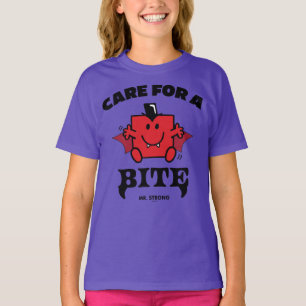 Mr. Strong care for a Bite Halloween T-Shirt