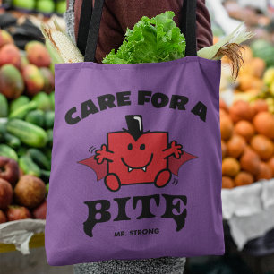 Mr. Strong care for a Bite Halloween Tasche