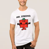 Mr. Strong | Lifting Weights Tri-Blend Shirt (Vorderseite)