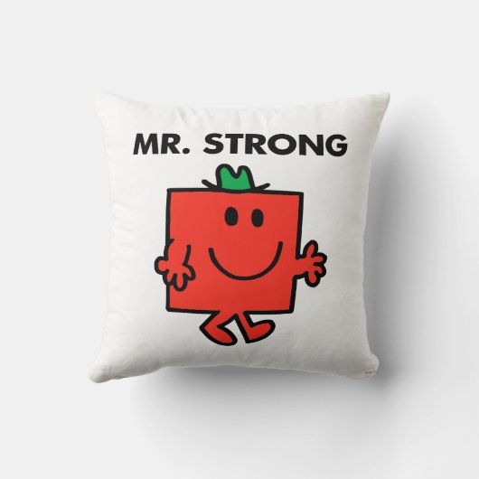 Mr Strong Waving Hello Kissen (Rückseite)