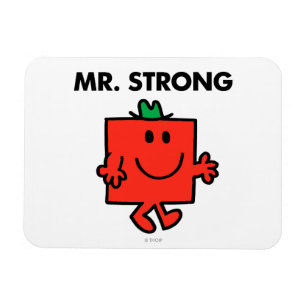 Mr Strong Waving Hello Magnet