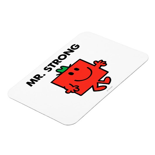 Mr Strong Waving Hello Magnet (Linke Seite)