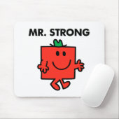 Mr Strong Waving Hello Mousepad (Mit Mouse)