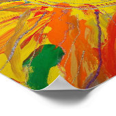 "Mr Sun" von Candy Waters Autism Artist Poster (Ecke)