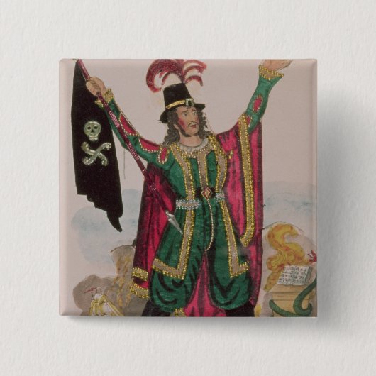 Mr.T.P.Cooke in der Rolle des Fliegenden Button (Vorderseite)