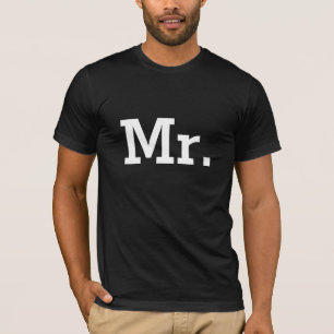 Mr. t Shirts für den Bräutigam und Ehemann