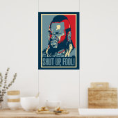 Mr T Shut Up Fool Poster (Küche)