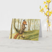 Mr. Tod In The Forest - Beatrix Potter Karte (Gelbe Blume)