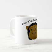 Mr. Trouble. Humorvolle T - Shirt Designs. Kaffeetasse (Vorderseite Links)
