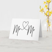 Mr. und Mr. Wedding Day Card Gay Wedding Karte (Gelbe Blume)