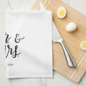 Mr. und Mrs.2020 Geschirrtuch (Viertel Falte)