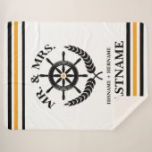 Mr. und Mrs. Anchor Familienname gestrichen Sherpadecke (Vorderseite (Horizontal))