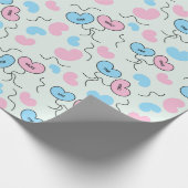 Mr. und Mrs. Balloons Engagement Party Geschenk na Geschenkpapier (Ecke)