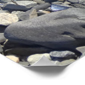 Mr. und Mrs. Beach Rocks im Bar Harbour Poster (Ecke)