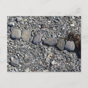 Mr. und Mrs. Beach Rocks im Bar Harbour Postkarte