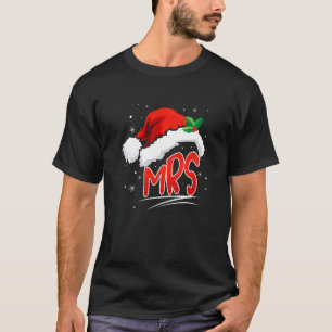 Mr. und Mrs. Christmas Santa Claus, die zu ihren g T-Shirt