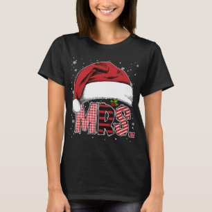 Mr. und Mrs. Claus Couples Matching Christmas Paja T-Shirt