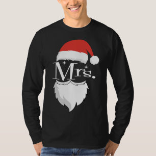 Mr. und Mrs. Claus Couples Matching Christmas Paja T-Shirt