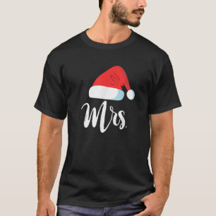 Mr. und Mrs. Clause Paare Matching Weihnachten T-Shirt