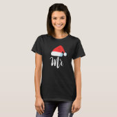 Mr. und Mrs. Clause Paare Matching Weihnachten T-Shirt (Vorne ganz)