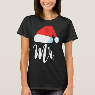 Mr. und Mrs. Clause Paare Matching Weihnachten T-Shirt