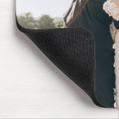 Mr. und Mrs. Custom Wedding Foto Mousepad (Ecke)