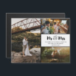 Mr. und Mrs. Dankeschön Foto Collage Wedding Magnetkarte<br><div class="desc">Mr. und Mrs. Design Hochzeit danken Ihnen Magnetkarten mit drei Ihrer Lieblings-Hochzeit-Fotos. Zeigen Sie Ihrer Familie und Ihren Freunden Ihre Wertschätzung für die Teilnahme an Ihrer Hochzeitsfeier mit einem dieser schönen Keepsakes. Wenn Sie Hilfe bei der Vorlage oder der Platzierung Ihrer Fotos, kontaktieren Sie mich - ich würde gerne helfen....</div>