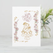 mr und mrs einladung (Stehend Vorderseite)