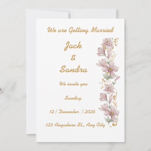 mr und mrs einladung (Rückseite)