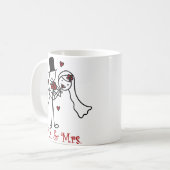 Mr. und Mrs. Kaffeetasse (Vorderseite Links)