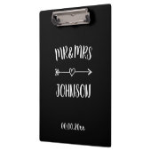 Mr. und Mrs. Klemmbrett (Links)