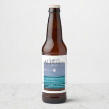 Mr. und Mrs. Moonlit Thema Hochzeit am Strand