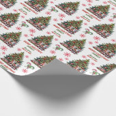 Mr. und Mrs. Mouse Christmas Tree Kids Geschenkpapier (Ecke)
