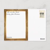 Mr. und Mrs. Ostrich gerahmt Postkarte (Rückseite)