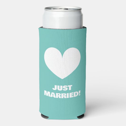 Mr. und Mrs. Seltzer können Kühler für Hochzeitspa Selters Dosenkühler (Seltzer Rückseite)