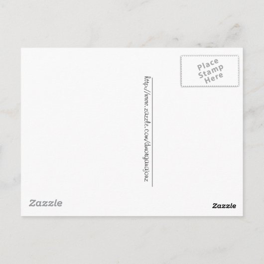 Mr. und Mrs. Vinegar und English Story Postkarte (Rückseite)