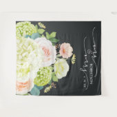 Mr. und Mrs. Wedding Backdrop Banner Wandteppich (Vorderseite (Horizontal))