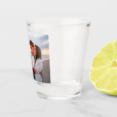Mr. und Mrs. Wedding Foto Personalisiert Schnapsglas (Rechts)