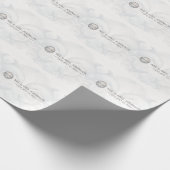 Mr. und Mrs. Wedding Geschenkpapier (Ecke)