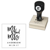 Mr. und Mrs. Wedding Gummistempel (Stempel)